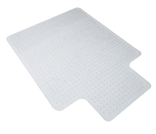 OFM Essentials Collection 36' x 48' Transparent Chair Mat with Lip for Carpet