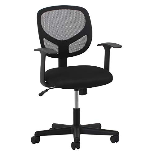 OFM Essentials Collection Mesh Back Office Chair, in Black