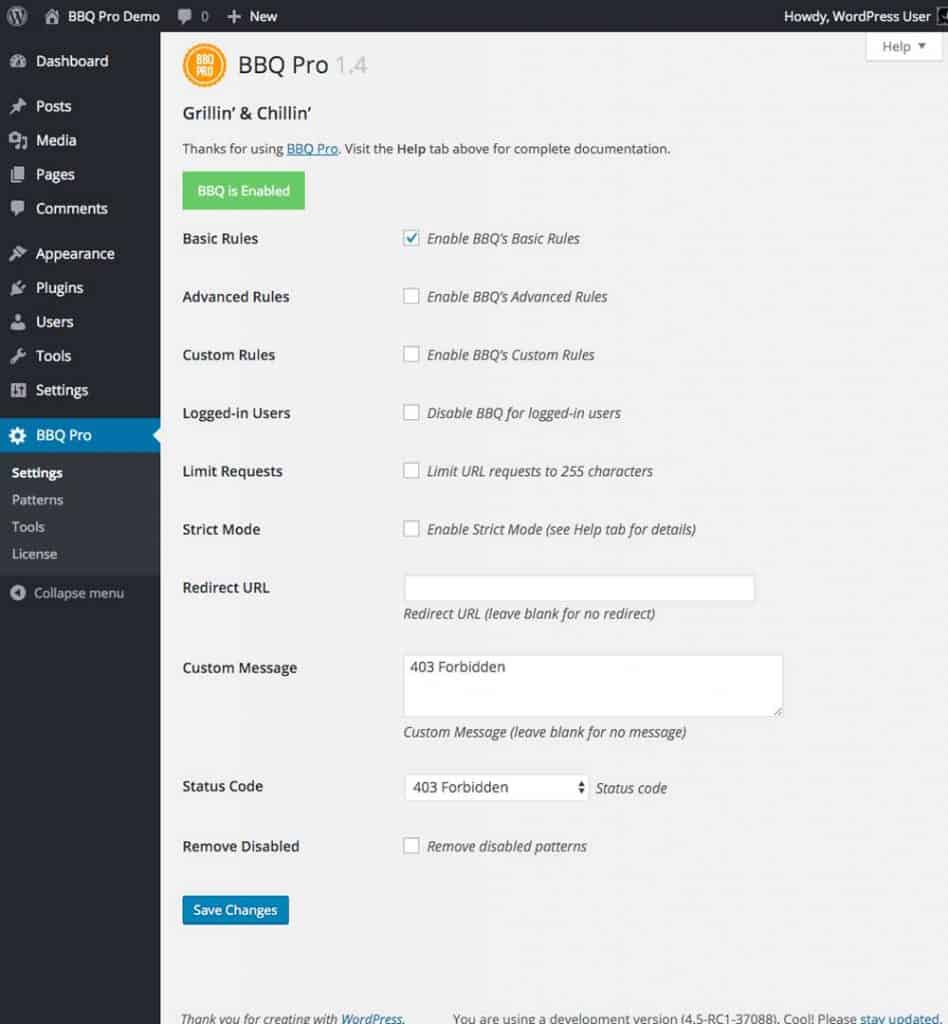Wordpress Block Bad Queries Plugin