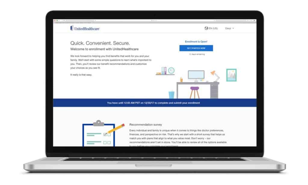 United Health Care Web Design