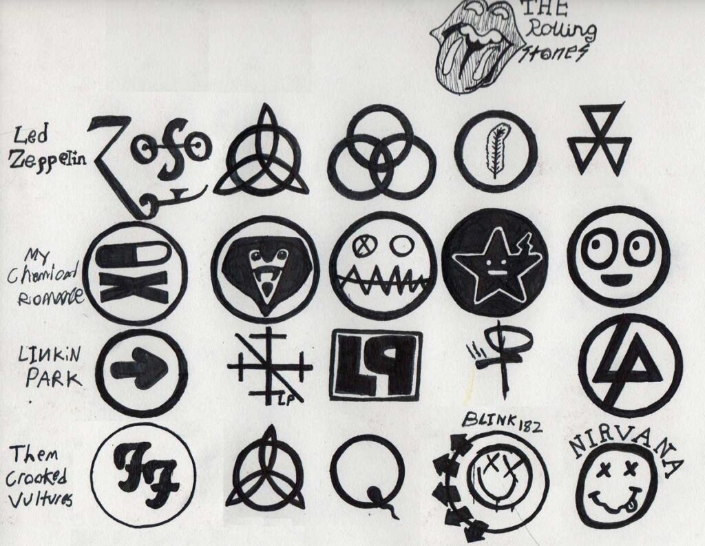 Drawing Band Logos From Memory