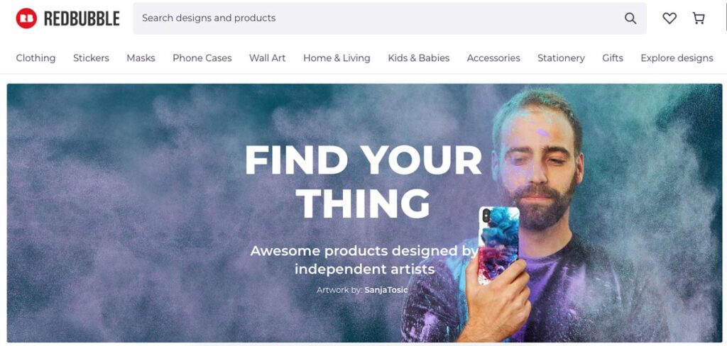 Redbubble Brand Positioning Examples