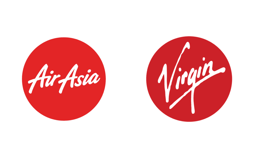 Air Asia Logo Virgin Airways Logo