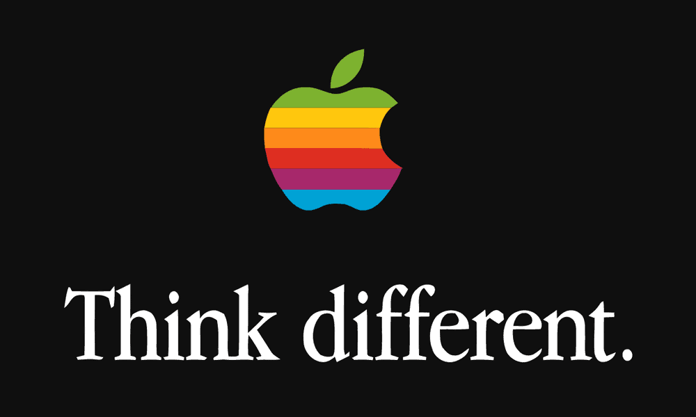 Apple Think Different Tagline