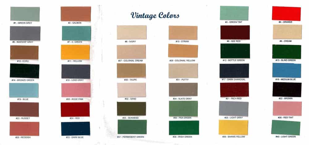 Vintage Colours