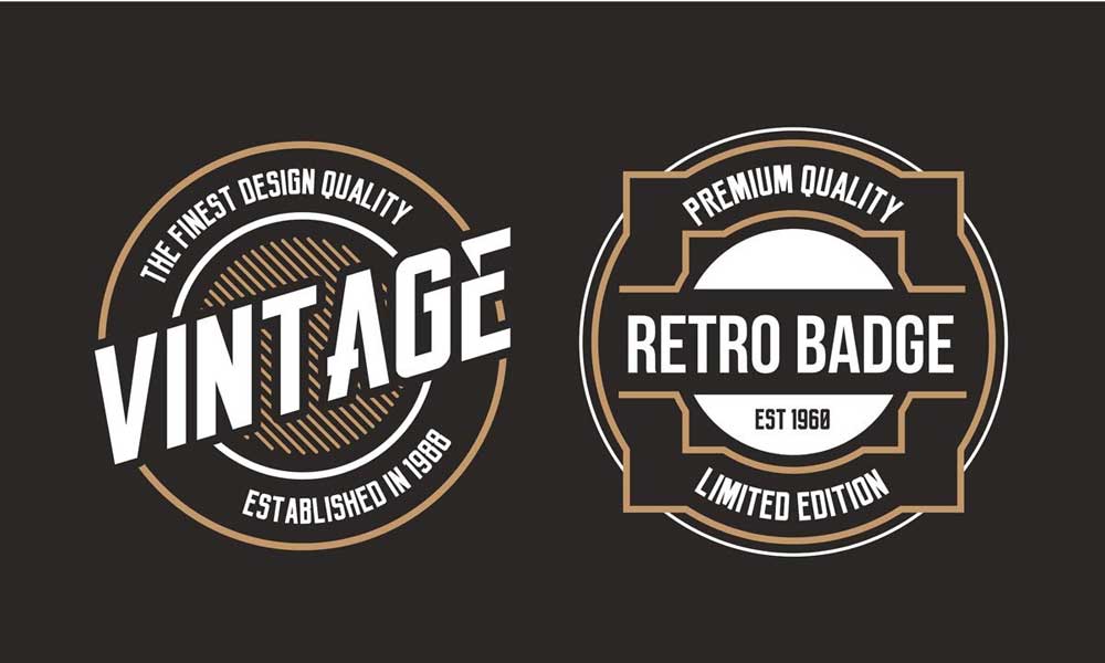 Vintage Logo Badge