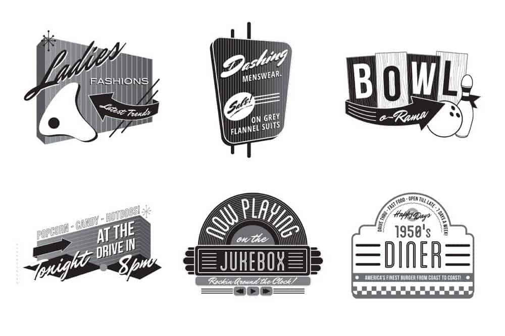 Retro Logo Designs 1