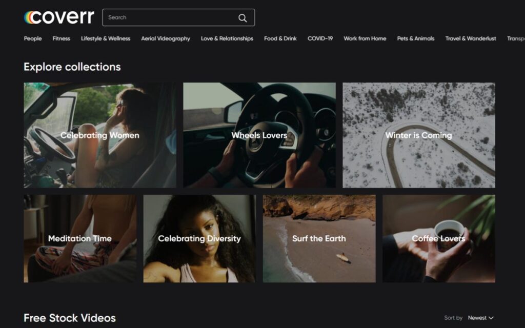 Coverr Stock Photo Site Videos 2021