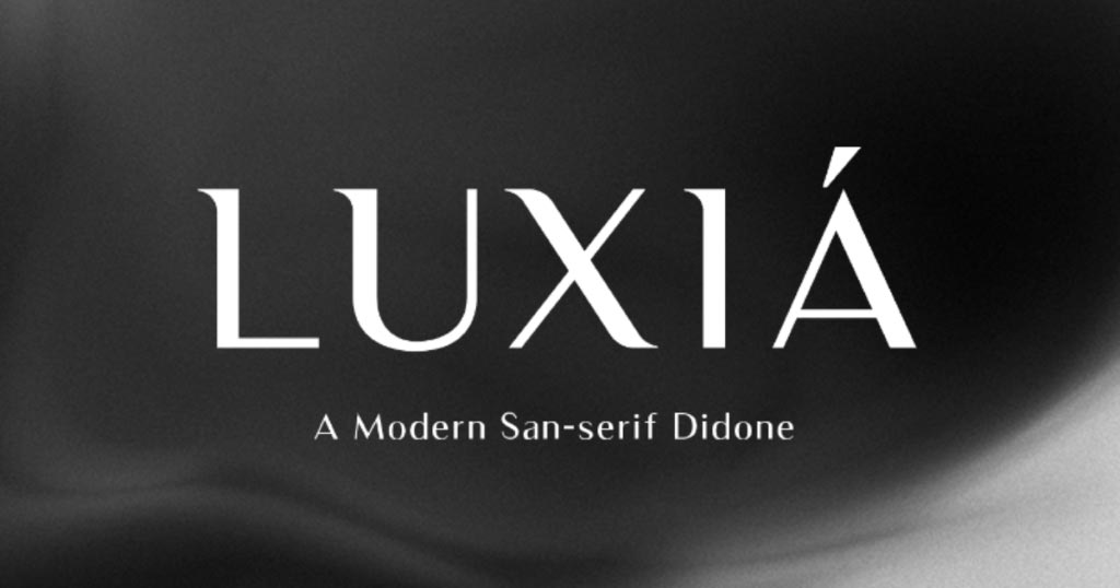 Luxia Modern Font Type