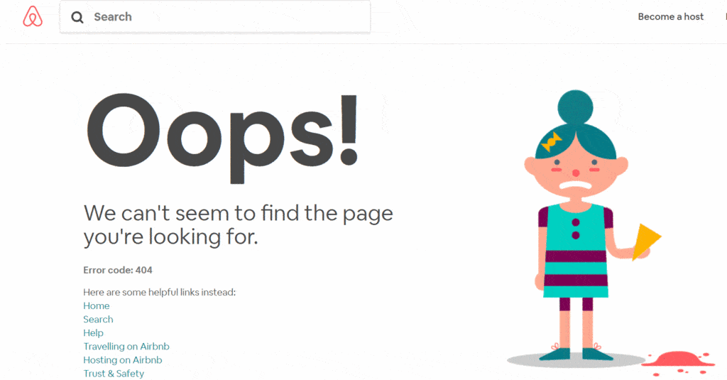 Airbnb 404