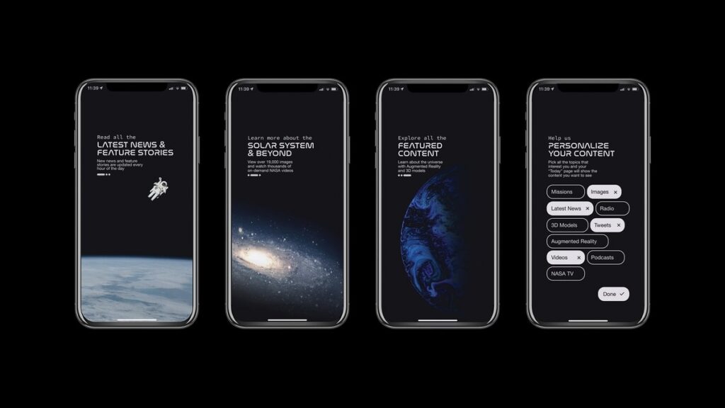 Nasa Mobile App Design