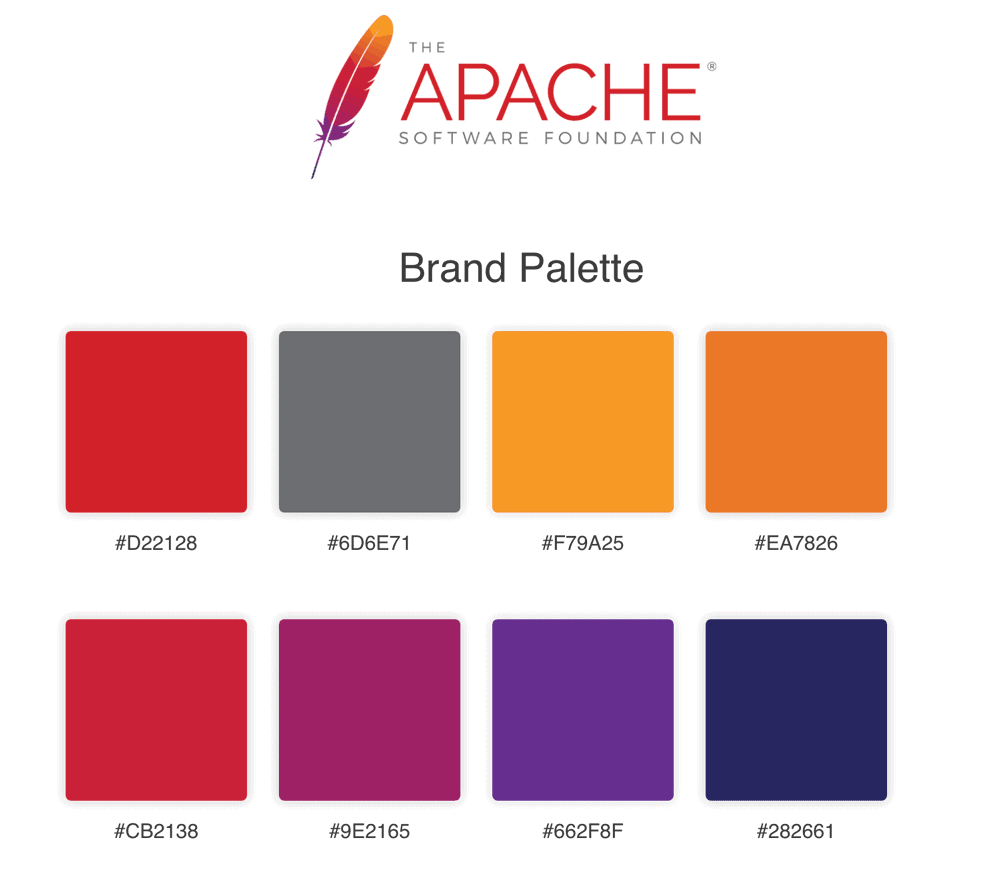 Apache Brand Colours