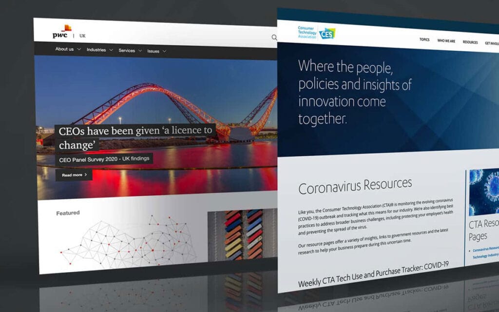 Best Examples Of Corporate Website Designs