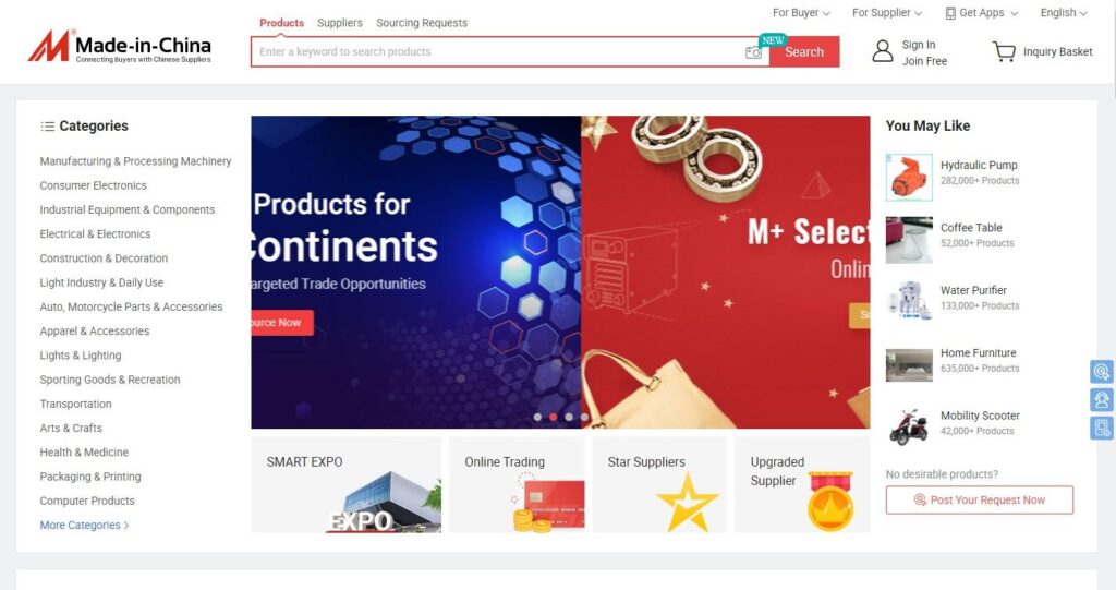 Made in China eCommerce Website Design
