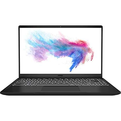 MSI Modern 14 Professional Laptop: 14' IPS-Level Thin Bezel Display, Intel Core i3-10110U, UMA, 4GB RAM, 128GBSSD, Win10Pro, Carbon Gray, Win10 PRO, Carbon Gray (B10MW-641)