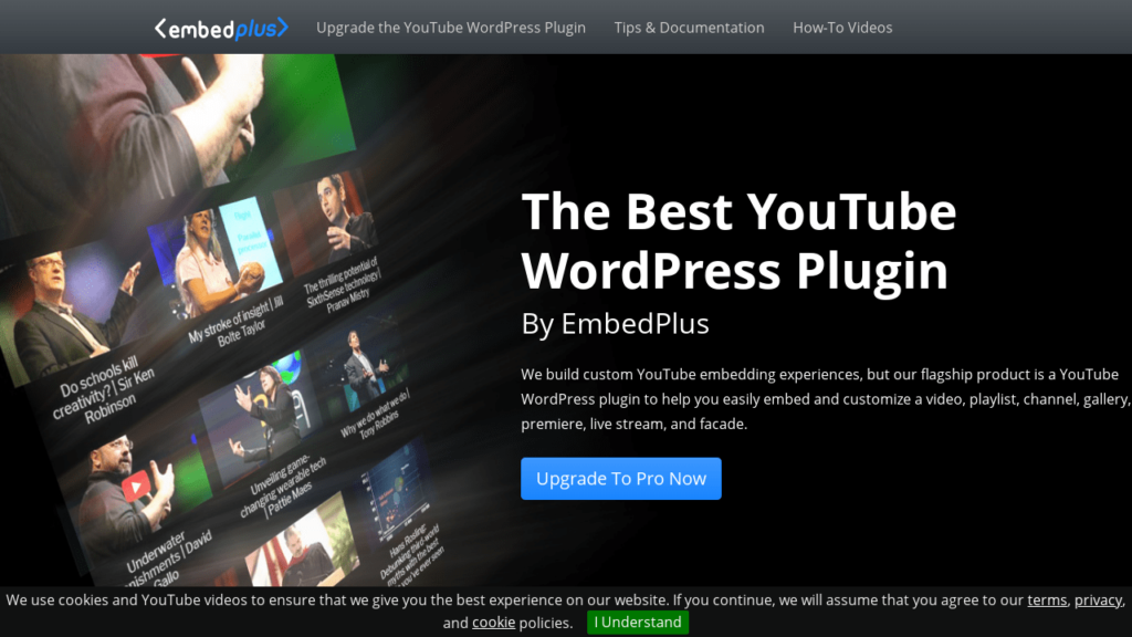 Embed Youtube WordPress Plugin