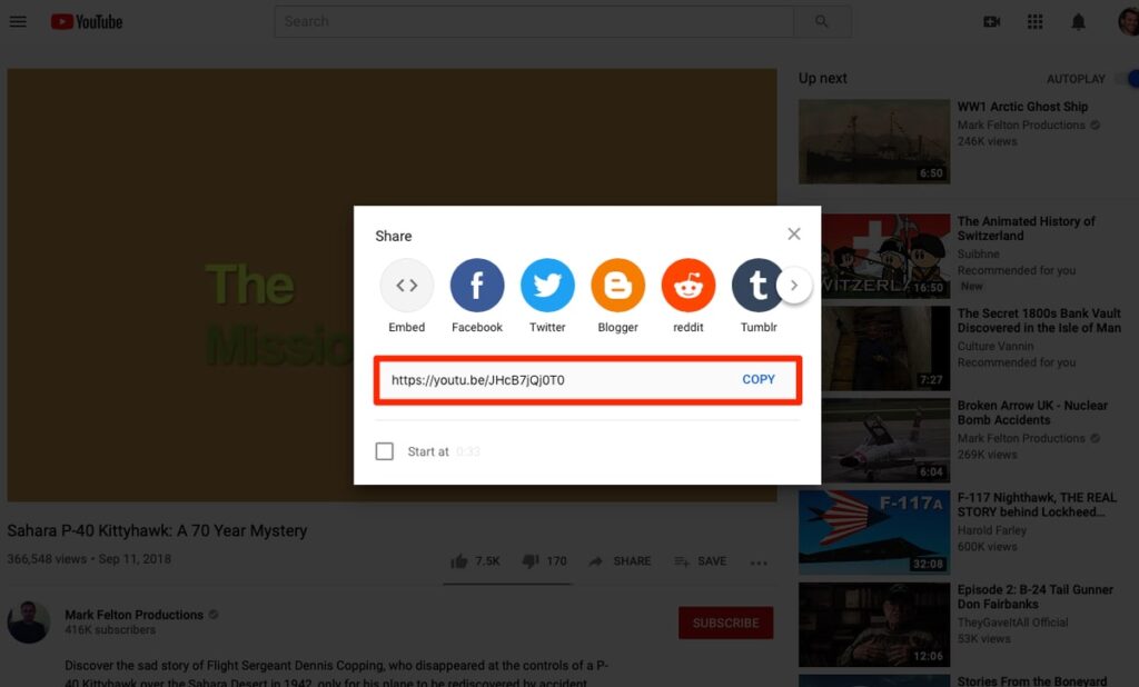 Embed Youtube Share Url